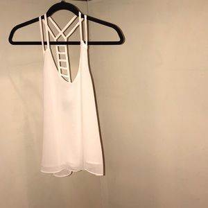 White Tank | Cut Out Detail